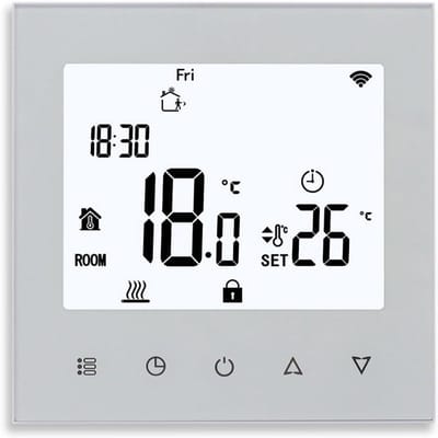 Slimme Wifi Thermostaat voor Elektrische Vloerverwarming met App Bediening en Energiemonitoring