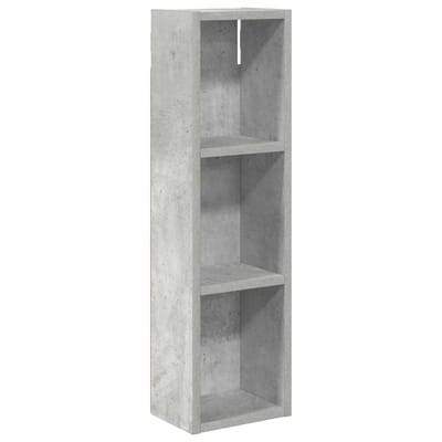 vidaXL - Badkamer - wandkast - Beton - Grijs - 20 - x - 14 - x - 70 - cm