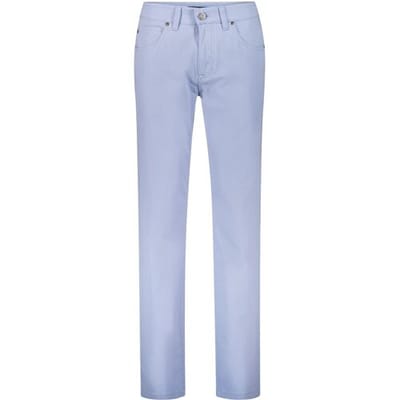 Gardeur Broek Bill Lightweight Comfort Stretch Cool Touch Summer Structure Midden Blauw / male