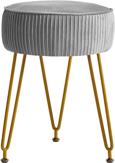 DnA® Kaptafel Stoel - Stoel - Kruk - Lichtbruin - 30cm x 30cm x 46cm