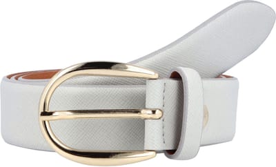 Vanzetti Leren Riem 30mm Leather Belt W100 Light Grey Lichtgrijs