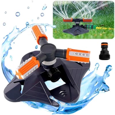 HEZIVO® Zwenksproeier - Tuinsproeier - Gazon Sproeier - 360 Graden Draaibaar - 3 Armen
