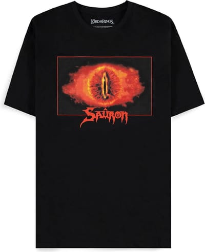 The Lord Of The Rings - Sauron Heren T-shirt - S - Zwart