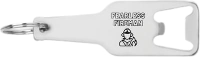 Akyol - brandweerman flesopener - Brandweer - familie vrienden - cadeau - 105 x 25mm