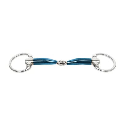 Olijfbit voor paarden Trust Sweet Iron Eggbutt Bradoon Jointed 16