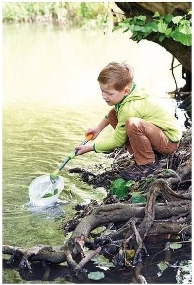 HABA Terra Kids - Schepnet 70 Cm Zwart/groen