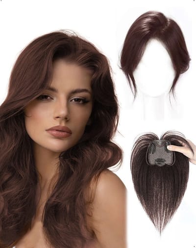 Dailygoods- Haarstuk 3D 360° Franse Zijpony - Clip Pony - Synthetisch Haar - Natuurlijk Uiterlijk - Licht Ademend - Perfect voor Dagelijks Gebruik - Ponytail