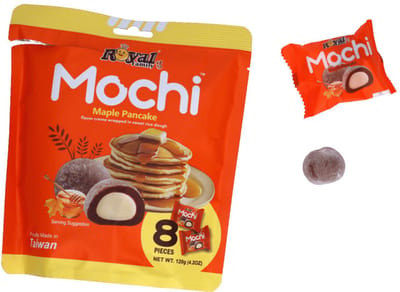 Japanse dessert mochi Royal Family Maple Pancake, 8 st. (120 g)
