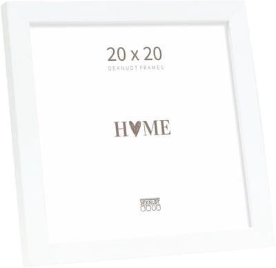 Deknudt Frames fotolijst S243K1 - wit - smal - foto 20x20 cm