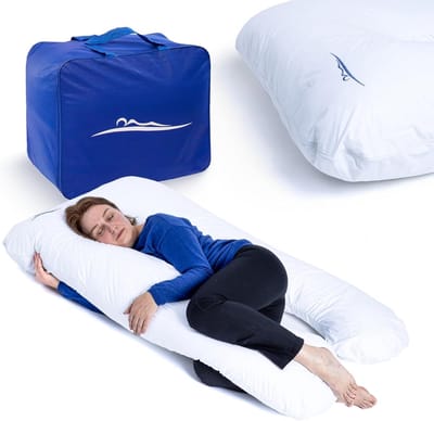 KomfortKissen™ Ergonomisch Kussen - Premium Kussen - Ondersteuning voor Rug en Heupen - Ademend en Zacht - Voor Elke Slaappositie