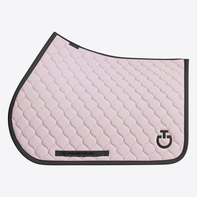 Cavalleria Toscana Circular Quilted Jersey Zadeldek Pony Roze