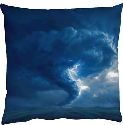 Sierkussens - Kussentjes Woonkamer - 50x50 cm - Tornado - Duister - Wolken