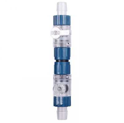 Dailygoods- Aquariumslangventiel Snelontgrendeling - Connector 16-22 mm - Adapter voor Vissentank - Filter Connector - Eenvoudige Verstelling Waterstroom - Geschikt voor Externe Filters - Slangconnector