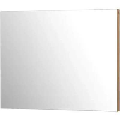 Aquazuro Klassieke Badkamerspiegel Napoli - Rechthoekig - Met Plankje - Scandinavisch Eiken - 90x80 Cm