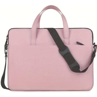 1 st. Effen kleur Eenvoudige en lichtgewicht draagbare laptoptas, draagbare zakenreis waterdichte computer beschermhoes