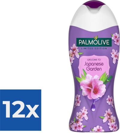 Palmolive Douche Limited edition Japanese Garden 250ml - Voordeelverpakking 12 stuks