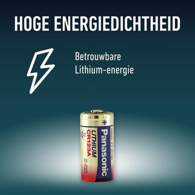 Lithium Batterijen - Cilindrische Cellen - Hoge Energieapparaten - Lange Houdbaarheid - 3 Volt