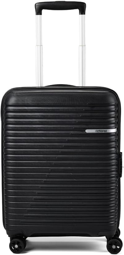 American Tourister Liftoff 4 wielen Cabinewagen 55 cm met uitbreidingsplooi - Harde bagage - TSA slot - black