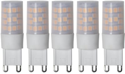 5-Pack | 3 standen - Capsule steeklampje - G9 - 4W - Extra Warm Wit - 2700K