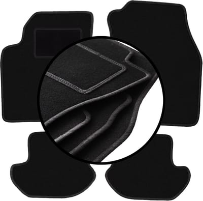 Complete set veloursmatten voor: Ford Ka MK1 hatchback (1998-2006)