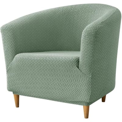 Jacquard Club Fauteuilhoes Elastische Badkuip Stoelhoezen Stretch Enkele Club Sofa Slipcovers voor Woonkamer Bar Balie Thuis 1pc