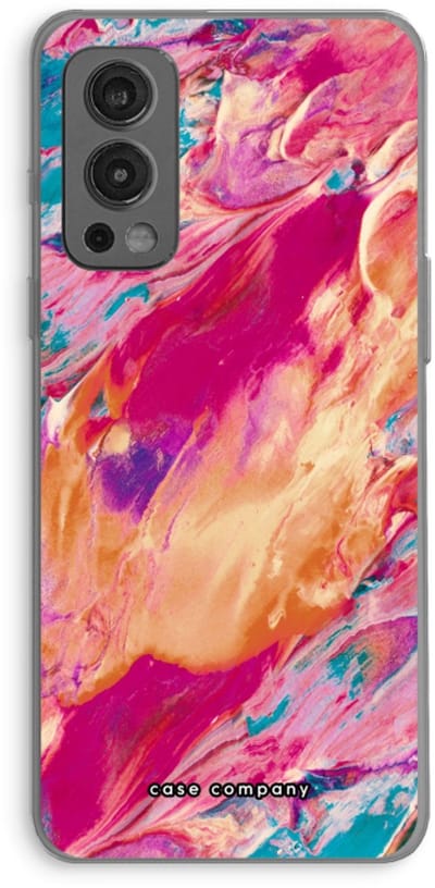 Case Company® - Hoesje geschikt voor OnePlus Nord 2 5G hoesje - Pastel Echoes - Soft Cover Telefoonhoesje - Bescherming aan alle Kanten en Schermrand