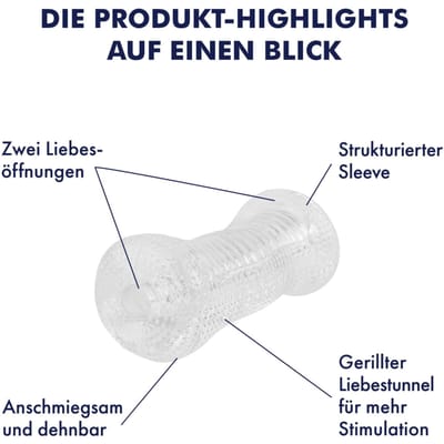 Handzame masturbator, 12 cm