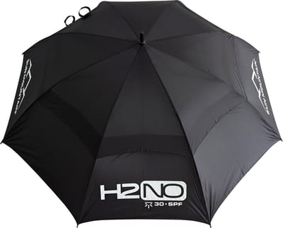 Sun Mountain H2NO Double Canopy 68 Inch Golfparaplu - Zwart