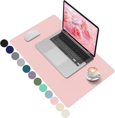 Stijlvol roze bureauonderlegger 60x40 cm voor een georganiseerde werkplek en comfort
