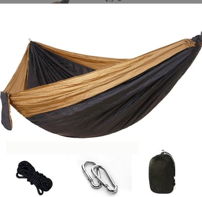 Kampeerhangmat - Outdoor schommel - Ontspannen in natuur - Ultralicht en ademend - 270x140cm - Groen