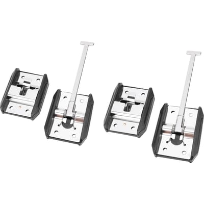 Loquet de porte d'entrée style T Acier inoxydable 304 épaissi Loquet de porte d'entrée de camping-car Support de retenue pour remorque de voyage 6 pouces