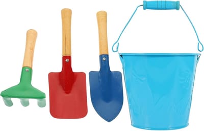 Kinder Schoppen Set - Buitenspeelgoed Set - Zandbak Spelen - Gladde Afwerking - 21.5 cm Lengte - Willekeurige Kleur