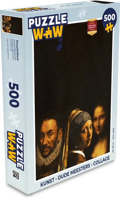 Puzzel Kunst - Oude meesters - Collage - Legpuzzel - Puzzel 500 stukjes