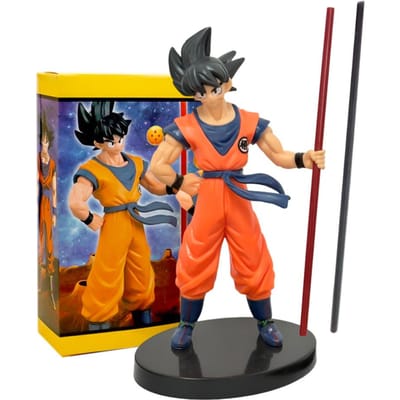 Son Goku Super Saiyan 20cm Actiefiguur DBZ Anime PVC Model Verzamelaarscadeau voor Kerstmis Op Voorraad orange