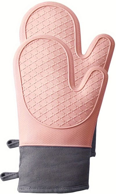 Livano Siliconen Ovenwanten - Ovenhandschoenen - Barbecue Handschoenen - Hittebestendig - BBQ - Roze