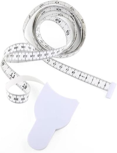 Rolmaat Meetlint - Lichaamsmeter - Lichaamsmeting Doen - Intrekbaar Met Knop - 205 cm - Wit