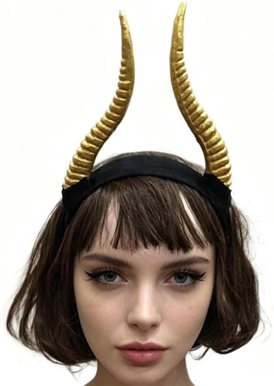 Hoorn Haarband voor Halloween Kostuum, Cosplay en Themafeesten - Perfect voor Kerst en Feestjes