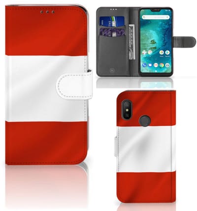 Boekhoesje voor Xiaomi Mi A2 Lite Bookstyle Case Oostenrijk