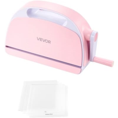 VEVOR Handmatige Stans- en Embossingmachine, 229 mm Snijbreedte, Draagbare Stansmachine met Stansplaten, Ergonomische Handgreep, voor Kunst & Handwerk, Scrapbooking, Kaarten Maken & Knutselen
