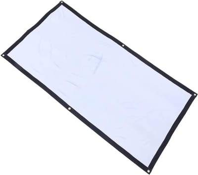 Projectiescherm Doek - Filmscherm Buiten - Films Kijken - Anti-kreuk - 265 x 149 cm - Wit