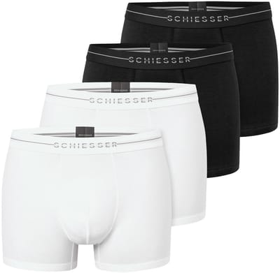 Schiesser Heren retro short / pant 4 pack Cotton Flex