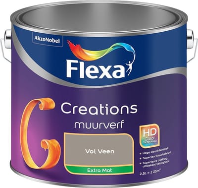 Flexa - Creations Muurverf Extra Mat - Vol Veen - Mengverf - 2,5 L