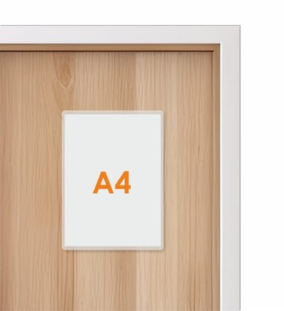 10 stuks - A4 Zelfklevende Insteekhoes / Transparant Flexibel Hoesje met opening aan de korte zijde