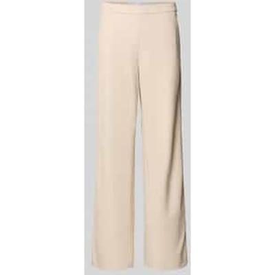 Wide leg stoffen broek met elastische band Model 'PALINA'