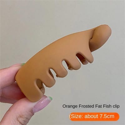Haarspeld 4 kleuren Duurzaam Geen geur Modieus materiaal Veiligheid Duurzame haarspeld Dames effen kleur Bananenclip Kleine grip