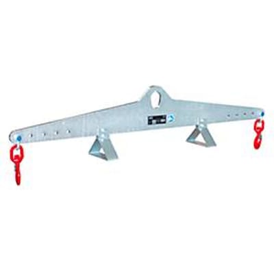 Mini-Traverse TM 800-1200 - kraanöse - 2 draaibare last haken & steunvoeten - volgens DIN EN 13155 - vuurverzinkt