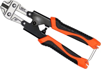Kabelschaar Zwaar - Dikke Kabelknipper - Diverse Klussen - Ergonomisch Handvat - 20 cm - Zwart