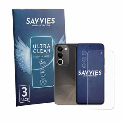 Savvies - Screenprotector voor realme C100 4G (Voor+Camera) - Folie Beschermfolie transparant 6 Stuks
