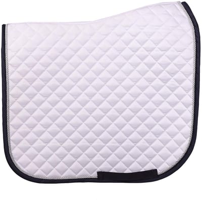 Horsegear Zadeldek Horsegear Hgratfort Dressuur Wit-donkerblauw