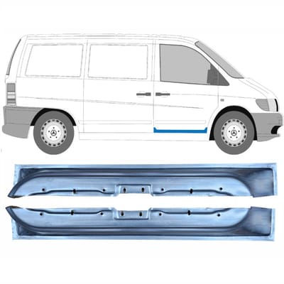 Reparatiepaneel voor deur voor Mercedes Vito I W638 1996-2003 / Links + Rechts